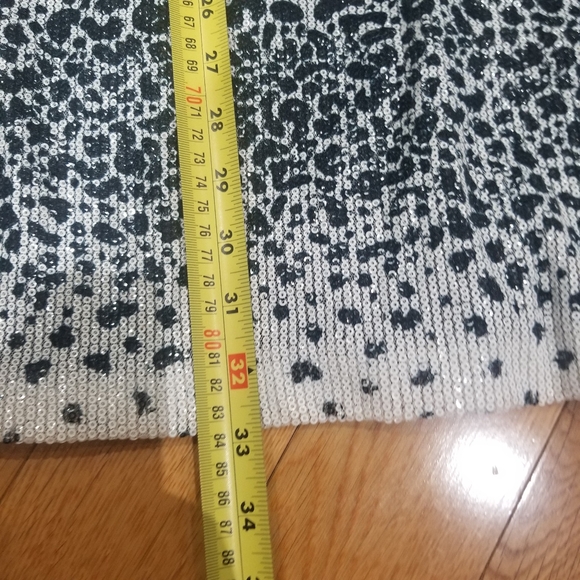 ZARA BASIC sequin holiday party cocktail dress - Picture 16 of 16